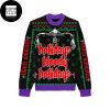 Black Sabbath Band Purple Logo Santa Hat 2023 Ugly Chirstmas Sweater