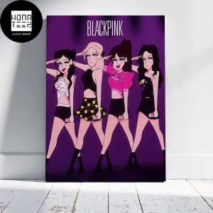 BlackPink Fatured On Shinchan Movie Fan Gifts Home Decor Poster Canvas