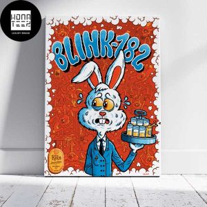 Blink-182 Lanxess Arena Cologne Germany September 09 2023 Bunny Scared Fan Gifts Home Decor Poster Canvas
