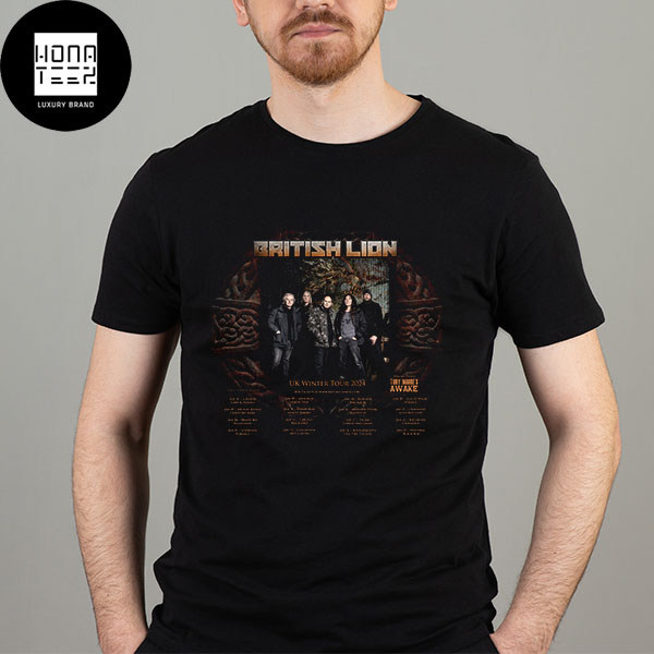British Lion UK Winter Tour 2024 Timeline Fan Gifts Classic T-Shirt ...