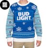 Bud Light Aint No Laws When You Are Drinking Bud Light With Claus 2023 Ugly Christmas Sweater