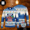 Bud Light Grinch Snow Beer Throne Deer And Pine Tree Pattern Xmas Gifts 2023 Ugly Christmas Sweater