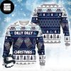 Bud Light Makes Me High For Beer Lovers Snowflakes And Pine Tree 2023 Ugly Christmas Sweater