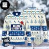 Bud Light Seltzer Crandberry Pink And White Xmas Gifts 2023 Ugly Christmas Sweater