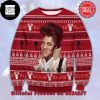 Elvis Presley Playing Guitar Xmas Gifts 2023 Ugly Christmas Sweater