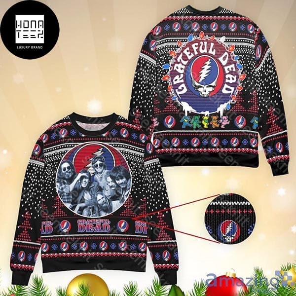 Grateful Dead Anaheim Ducks Xmas Gifts Ugly Christmas Sweater 2023