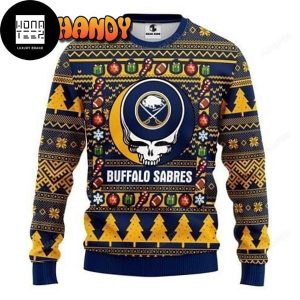 Grateful Dead X Nhl Buffalo Sabres 2023 Ugly Christmas Sweater
