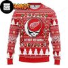 Grateful Dead X Nhl Edmonton Oilers 2023 Ugly Christmas Sweater