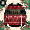 Guitar Rock Pattern Soul Xmas Gifts 2023 Ugly Christmas Sweater