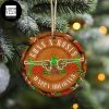 Guns N Roses Candy Cane Happy Holiday 2023 Christmas Ornament