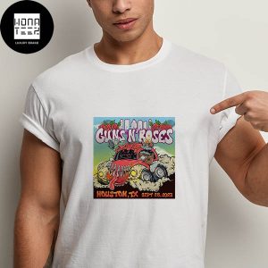 Guns N Roses Houston TX September 28 2023 North American Tour Crazy Car Fan Gifts Classic T-Shirt