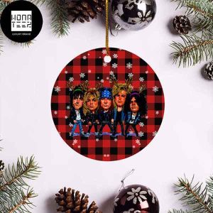 Guns N Roses Member Funny Photo 2023 Christmas Ornament