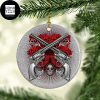 Guns N Roses Merry FN Christmas Happy Santa 2023 Christmas Ornament