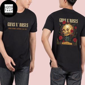 Guns N Roses September 12th 2023 Thompson Boling Arena Knoxville TN Skull Disco And Roses Two Sides Fan Gifts Classic T-Shirt