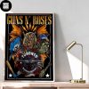 Guns N Roses Saratoga Performing Arts Center Saratoga Springs NY September 1st 2023 Skull And Horse Fan Gifts Home Decor Poster Canvas