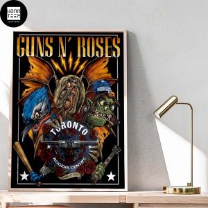 Guns N Roses Toronto Rogers Centre September 3rd 2023 Dinosaurs And Monsters Fan Gifts Home Decor Poster Canvas