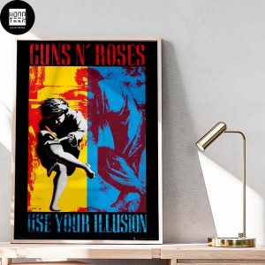 Guns N Roses Use Your Illusion Hapyy Anniversary 1991 2023 Two Versions Fan Gifts Home Decor Poster Canvas