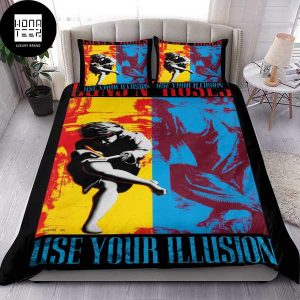 Guns N Roses Use Your Illusion Hapyy Anniversary 1991 2023 Two Versions Fan Gifts Luxury Bedding Set