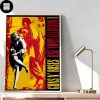 Guns N Roses Use Your Illusion II Hapyy Anniversary 1991 2023 Black And Blue Fan Gifts Home Decor Poster Canvas