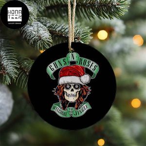 Guns N Roses Welcome To The Jingle 2023 Christmas Ornament