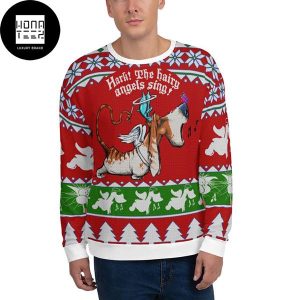 Hark The Hairy Angels Sing 2023 Ugly Christmas Sweater