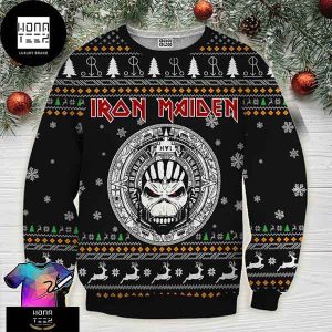 Iron Maiden Matrix Circle 2023 Ugly Christmas Sweater
