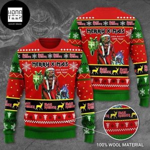 Iron Maiden Merry Xmas 2023 Ugly Christmas Sweater