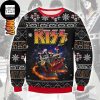 Kiss Merry Kissmas Reindeer Rock 2023 Ugly Christmas Sweater