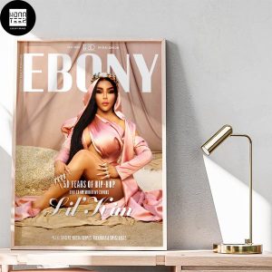 Lil Kim 50 Years Of Hip-Hop Ebony Magazine Fall 2023 Special Edition Home Decor Poser Canvas