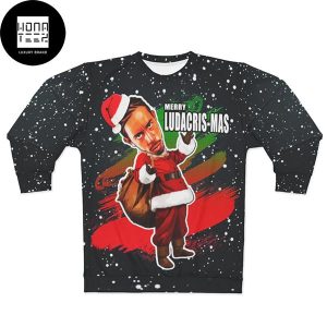 Merry Ludacris-Mas Funny Xmas Gifts 2023 Ugly Christmas Sweater