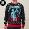 Metallica Band Logo With Santa Hat 2023 Ugly Christmas Sweater