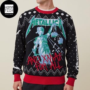 Metallica And Xmas For All Xmas Gifts 2023 Ugly Christmas Sweater