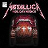 Metallica Gimme Yule Skull Santa Playing Drum Xmas Gifts 2023 Ugly Christmas Sweater