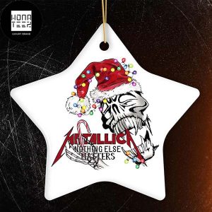 Metallica Nothing Else Matters Heavy Metal 2023 Christmas Ornament