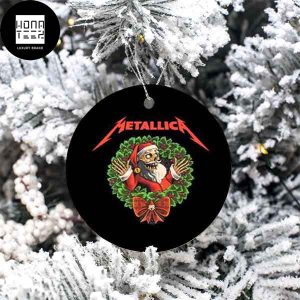 Metallica Santa Skull Happy Xmas 2023 Christmas Ornament