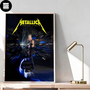 Metallica Too Far Gone From MetLife Stadium East Rutherford NJ August 6 2023 Fan Gifts Home Decor Poster Canvas