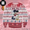 Mickey Mouse And Snowman Pattern 2023 Ugly Christmas Sweater