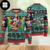 Mickey Mouse Merry Christmas Laurel Wreath 2023 Ugly Christmas Sweater