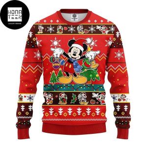 Mickey Mouse Welcome To My Christmas 2023 Ugly Christmas Sweater
