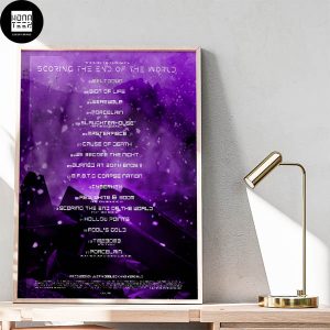 Motionless In White Scoring The End Of The World Song List Electronic Sun Fan Gifts Home Decor Poster Canvas