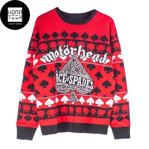 Motorhead Ice Spades Xmas Gifts 2023 Ugly Christmas Sweater