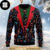 Pantera Band Member Christmas Pattern 2023 Ugly Christmas Sweater