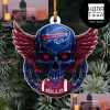 NFL Buffalo Bills Merry Christmas Skull Logo Unique 2023 Christmas Ornament