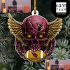 NFL Carolina Panthers Football Skull Logo Unique 2023 Christmas Ornament