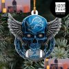 NFL Detroit Lions Logos Football Yoda Unique 2023 Christmas Ornament