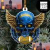 NFL Las Vegas Raiders Football Skull Logo Unique 2023 Christmas Ornament