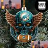 NFL Minnesota Vikings Football Skull Logo Unique 2023 Christmas Ornament