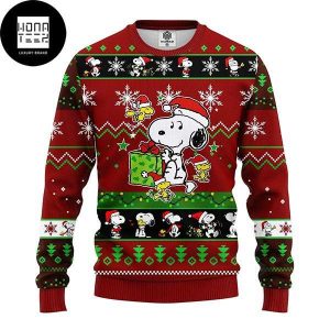 Peanuts Snoopy Hug The Christmas Gifts 2023 Ugly Christmas Sweater