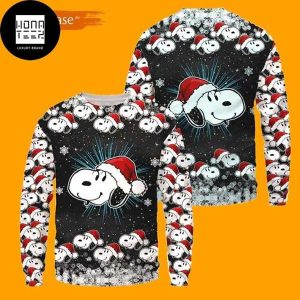 Peanuts Snoopy Patterns In Galaxy 2023 Ugly Christmas Sweater