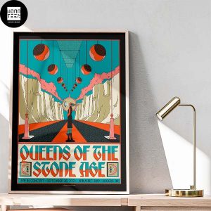 Queens Of The Stone Age Walmart AMP Rogers AR Live In Concert September 26 2023 Retro Fan Gifts Classic Home Decor Poster Canvas